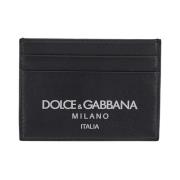 Mannen Kaarthouder Accessoires Dolce & Gabbana , Black , Heren