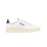 Witte leren sneakers in casual jaren 80-stijl Autry , White , Heren