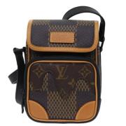 Pre-owned Canvas shoulder-bags Louis Vuitton Vintage , Brown , Dames