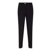 Zwarte Edda Broek met Voorsluiting Nenette , Black , Dames