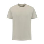 Crewneck Loose Fit T-shirt SS Pure Path , Beige , Heren