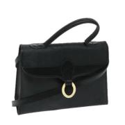 Pre-owned Leather shoulder-bags Dior Vintage , Black , Dames