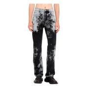 Rook Tie Dye Denim Straight Leg Jeans Louis Gabriel Nouchi , Multicolo...