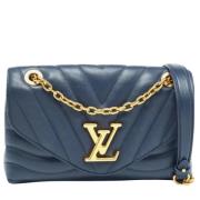 Pre-owned Leather louis-vuitton-bags Louis Vuitton Vintage , Blue , Da...