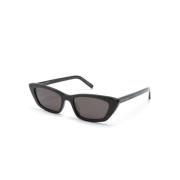 SL 277 009 Sunglasses Saint Laurent , Black , Dames