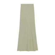 Bias Cut Maxi Skirt Ami Paris , Green , Dames