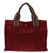 Pre-owned Fabric handbags Burberry Vintage , Red , Dames