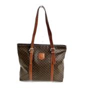 Pre-owned Leather handbags Celine Vintage , Brown , Dames