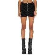 Fluwelen Gesp Shorts Capasa Milano , Black , Dames