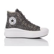 Handgemaakte Zwarte Sneakers voor Vrouwen Converse , Multicolor , Dame...