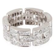 Pre-owned White Gold rings Cartier Vintage , Gray , Dames