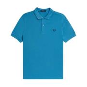 Blauw Piqué Polo Shirt Fred Perry , Blue , Heren