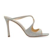 Gehakte Pantoffels Anise Jimmy Choo , Gray , Dames