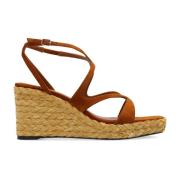 Wig Sandalen Ayla 85 Jimmy Choo , Brown , Dames