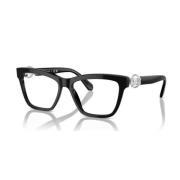 Black Eyewear Frames Sk2023 Swarovski , Black , Heren