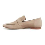 Block Heeled Loafers - Beige Cesare Gaspari , Beige , Dames