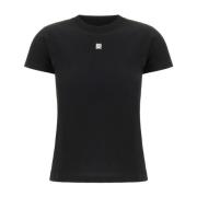 Casual Katoenen T-shirt Givenchy , Black , Dames