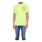 Ronde hals T-shirt in Geel Philipp Plein , Yellow , Heren