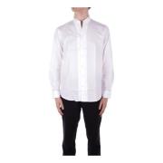 Witte Button-Up Overhemd Emporio Armani , White , Heren