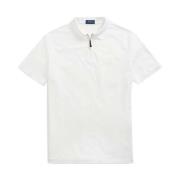 Custom Slim Fit Rits Polo Ralph Lauren , White , Heren