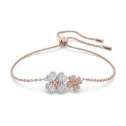 Latisha Bloem Armband, Wit, Roségoud Swarovski , Multicolor , Dames