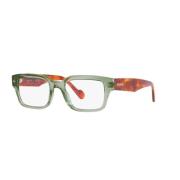 Transparent Green Eyewear Frames Vogue , Green , Unisex