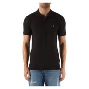 Slim Fit Katoenen Polo met Logopatch Calvin Klein Jeans , Black , Here...