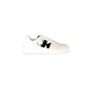 Witte Polyester Sneaker voor Mannen Calvin Klein , White , Heren