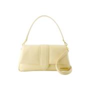 Pre-owned Leather handbags Jacquemus Pre-owned , Beige , Dames