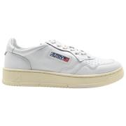 Witte Leren Sneakers Autry , White , Heren