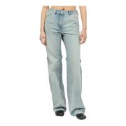 Denim Sailor Baggy Jeans Courrèges , Blue , Dames