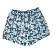 Denim Beach Wear Blume Shorts Gran Sasso , Multicolor , Heren