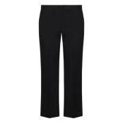 Zwarte Logo Broek Twinset , Black , Dames