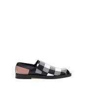 Geruite Loafer Burberry , Black , Dames