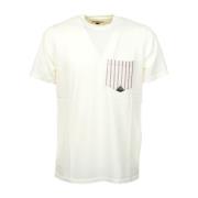 Klassiek T-shirt Roy Roger's , White , Heren