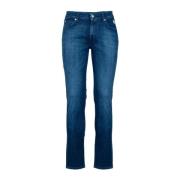 Klassieke Denim Jeans Roy Roger's , Blue , Heren