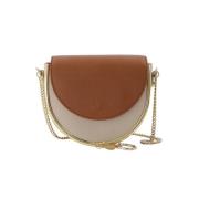 Leather shoulder-bags Chloé , Beige , Dames