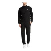 Katoenen trainingsset met logo en zakken Emporio Armani EA7 , Black , ...