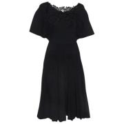 Pre-owned Knit dresses Valentino Vintage , Black , Dames