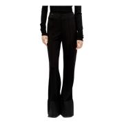 Flared Apollo Broek Jacquemus , Black , Dames