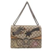 Pre-owned Suede gucci-bags Gucci Vintage , Beige , Dames