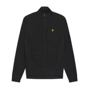 Geruite Fleece Jas Lyle & Scott , Black , Heren