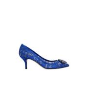 ‘Bellucci’ kanten stiletto pumps Dolce & Gabbana , Blue , Dames