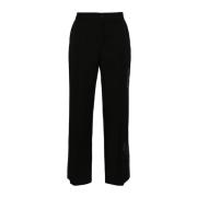 Wide Trousers Off White , Black , Heren