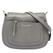 Pre-owned Leather shoulder-bags Marc Jacobs Pre-owned , Gray , Dames