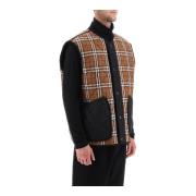 Gewatteerd Snap-Up Vest Burberry , Multicolor , Heren