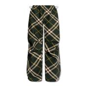 Gestreepte broek Burberry , Green , Heren