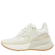 Pre-owned Leather sneakers Alexander McQueen Pre-owned , White , Dames