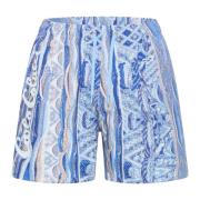 Sportieve Beachvolleybal Surf Zwemshorts Carlo Colucci , Blue , Heren