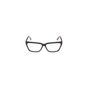 Rechthoekige brillen voor moderne vrouwen Guess , Black , Dames